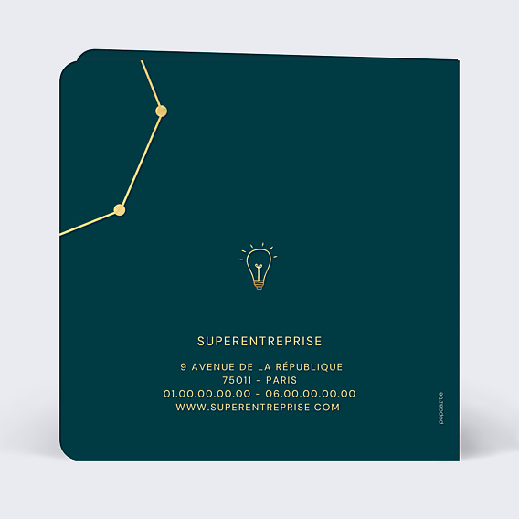 Carte de Voeux Entreprise Progression