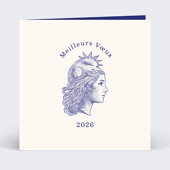 Carte de Voeux Entreprise Marianne