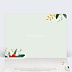 Carte de Voeux Entreprise Lunettes en Fleur