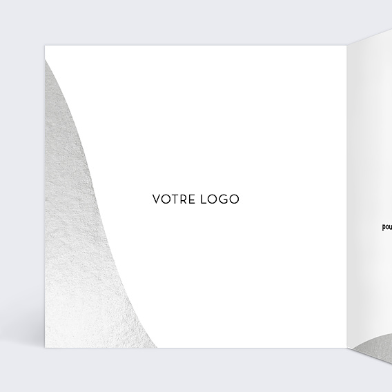 Carte de vœux entreprise Viser Des Sommets Intérieur Gauche