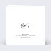 Carte de Voeux Entreprise Bicolore Design Argent