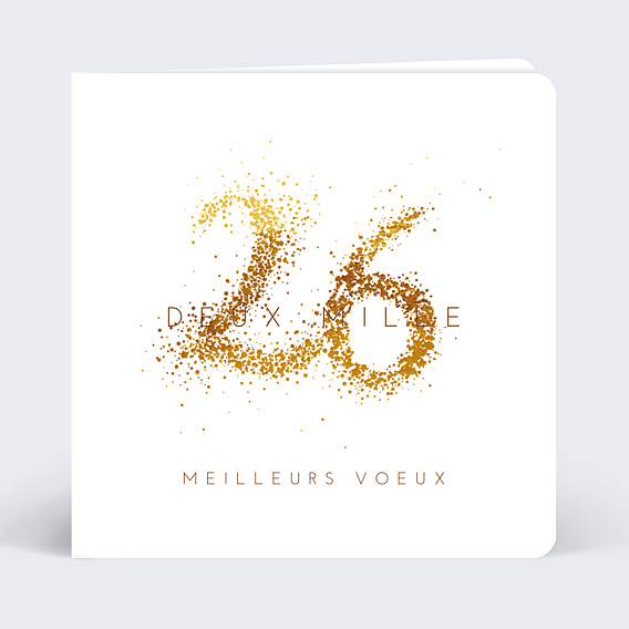 Carte de vœux entreprise Effervescence