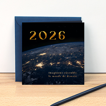 Carte de voeux virtuelle entreprise 2022 Stellaire