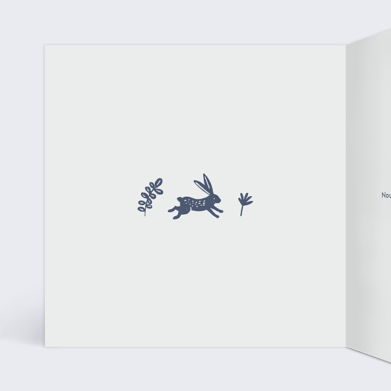 Carte de vœux entreprise Scandinave Intérieur Gauche