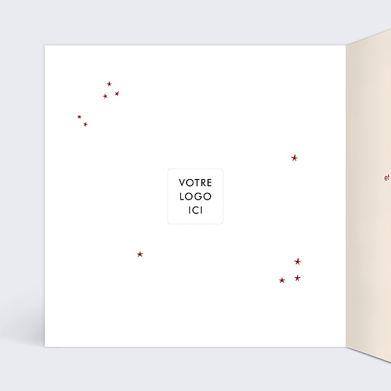 Carte de Voeux Entreprise Pêle-mêle de Noël