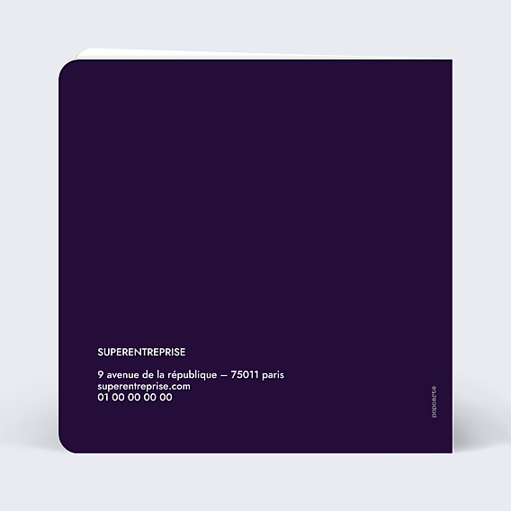 Carte de Voeux Entreprise Organique