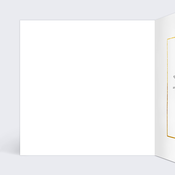 Carte de vœux entreprise Voeux Manuscrits Intérieur Gauche