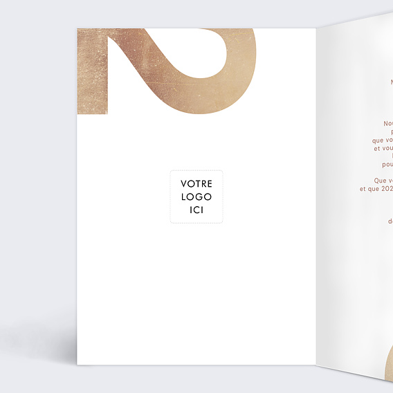 Carte de vœux entreprise Héphaïstos Intérieur Gauche