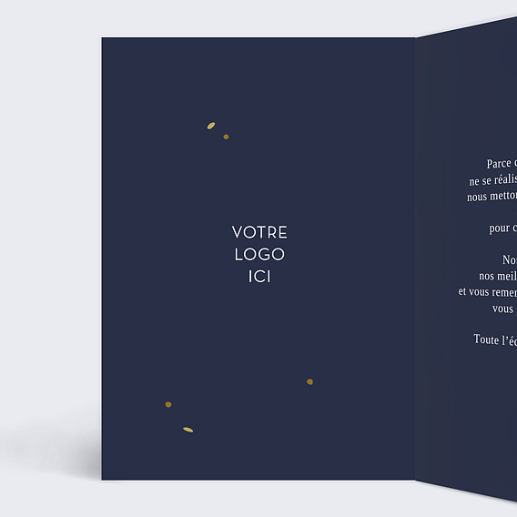 Carte de vœux entreprise Suspension décorative Intérieur Gauche