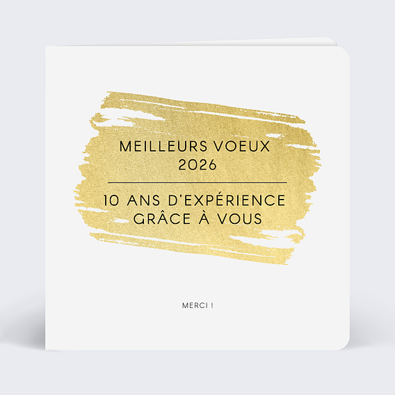 Carte de Voeux Entreprise Trait de Lumière