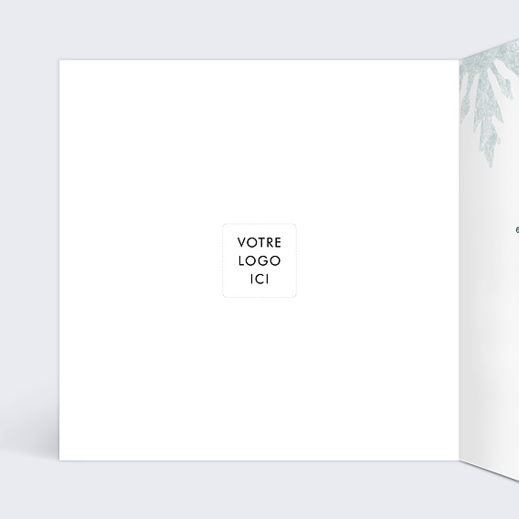 Carte de Voeux Entreprise Grands flocons