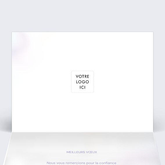 Carte de Voeux Entreprise Calendrier glitch