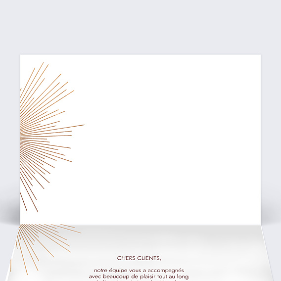 Carte de Voeux Entreprise Logo Calendrier