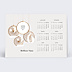 Carte de Voeux Entreprise Calendrier boules de noël logo