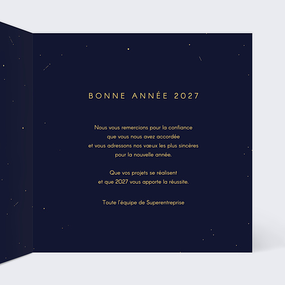 Carte de Voeux Entreprise Tremplin