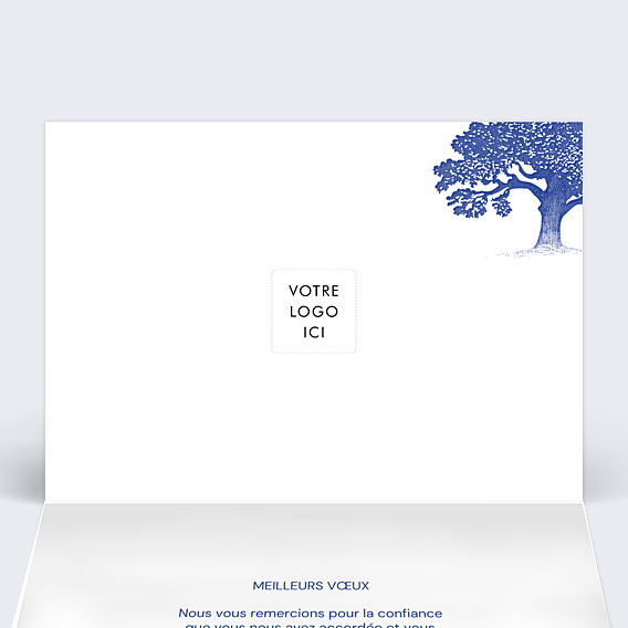 Carte de Voeux Entreprise Calendrier arbre de vie