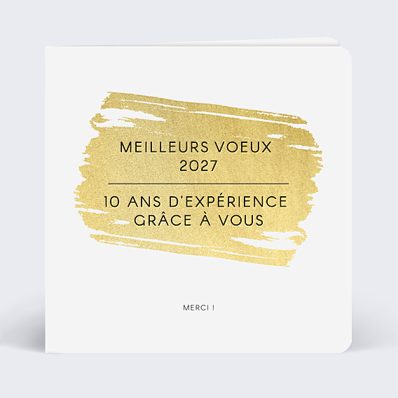 Carte de Voeux Entreprise Trait de Lumière