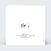 Carte de Voeux Entreprise Bicolore Design Argent