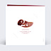 Carte de Voeux Entreprise Texture peinture avec chocolat