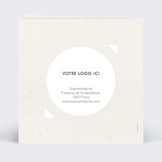 Carte de Voeux Entreprise Motifs nature