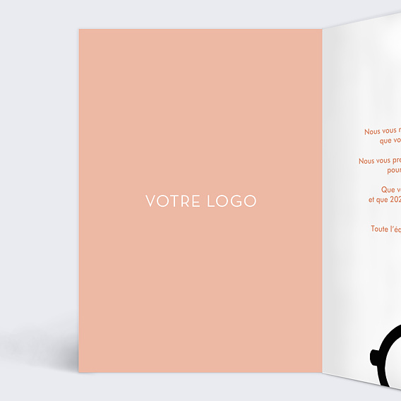 Carte de Voeux Entreprise Héros à Lunettes