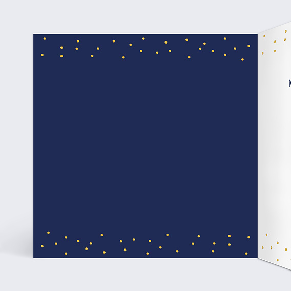 Carte de vœux entreprise Skyline Ville Intérieur Gauche