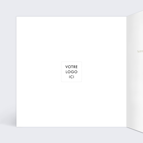 Carte de Voeux Entreprise Etiquette carré