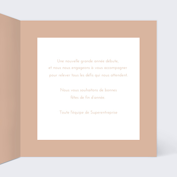 Carte de Voeux Entreprise Grand Merci