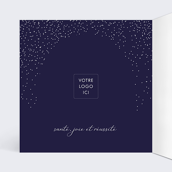 Carte de Voeux Entreprise Boule à neige