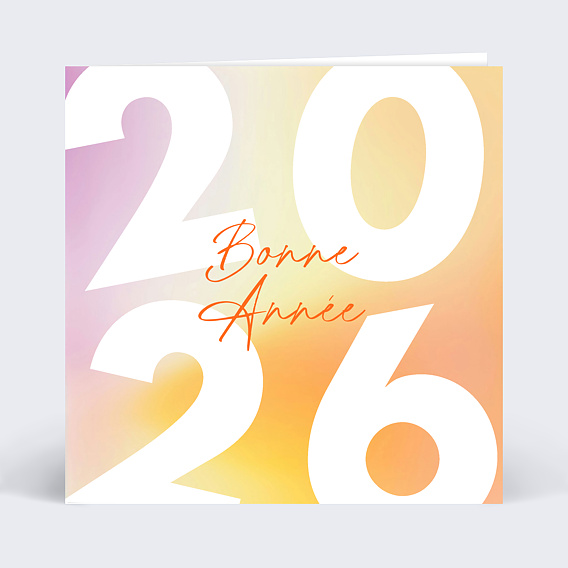 Carte de vœux entreprise Vœux Holistique Recto