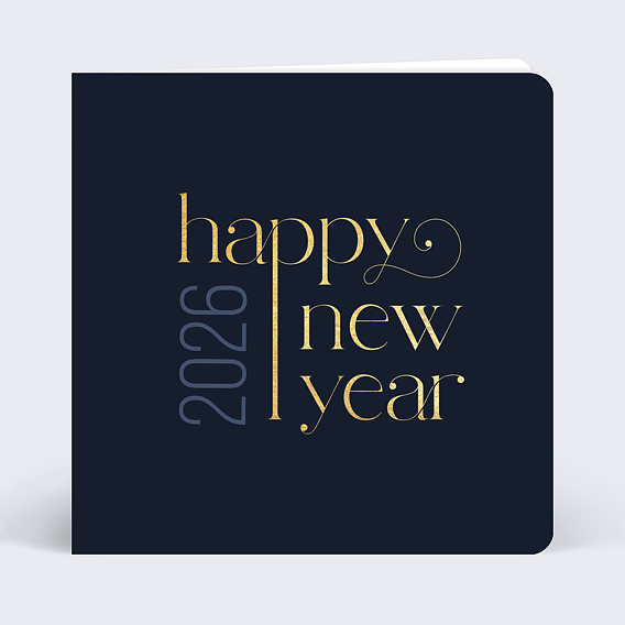 Carte de vœux entreprise Boucles Après 1