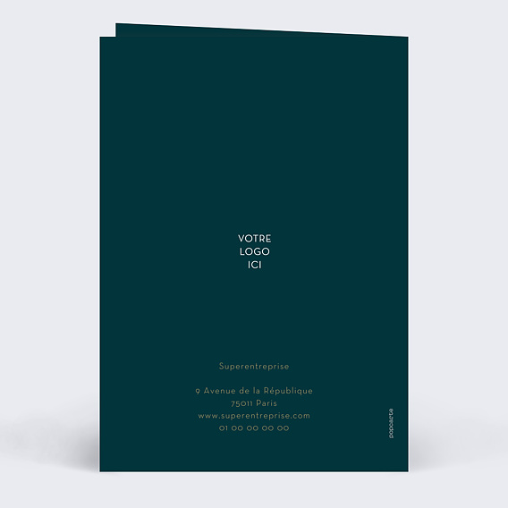 Carte de vœux entreprise Starting Blocks Verso