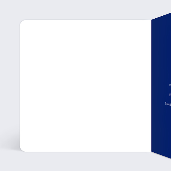 Carte de vœux entreprise Voeux Mairie Intérieur Gauche