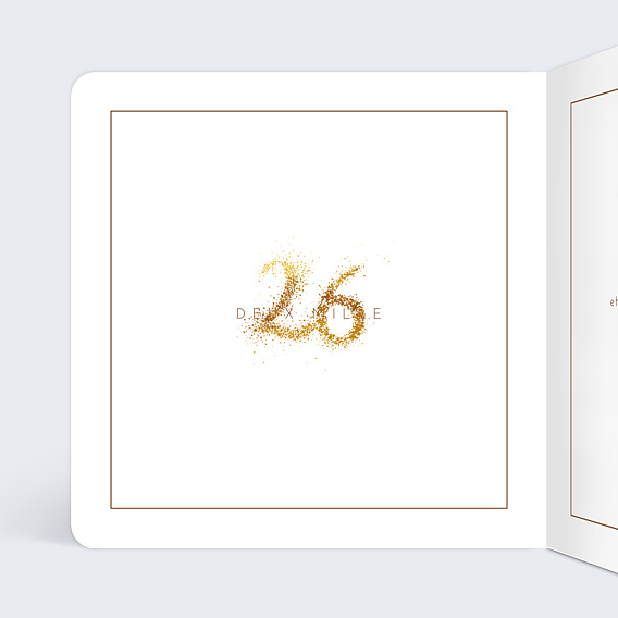 Carte de vœux entreprise Effervescence Intérieur Gauche