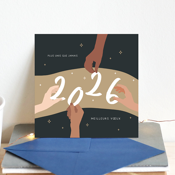 Carte de vœux entreprise Diversité Après 4