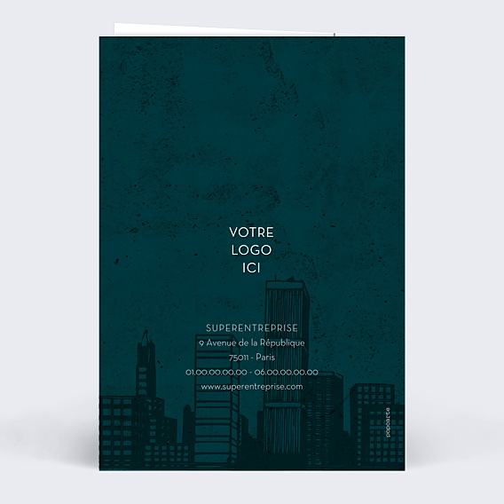 Carte de Voeux Entreprise Joyeux Travaux