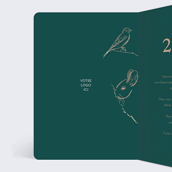 Carte de Voeux Entreprise Animaux