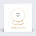 Carte de Voeux Entreprise Boule à neige logo