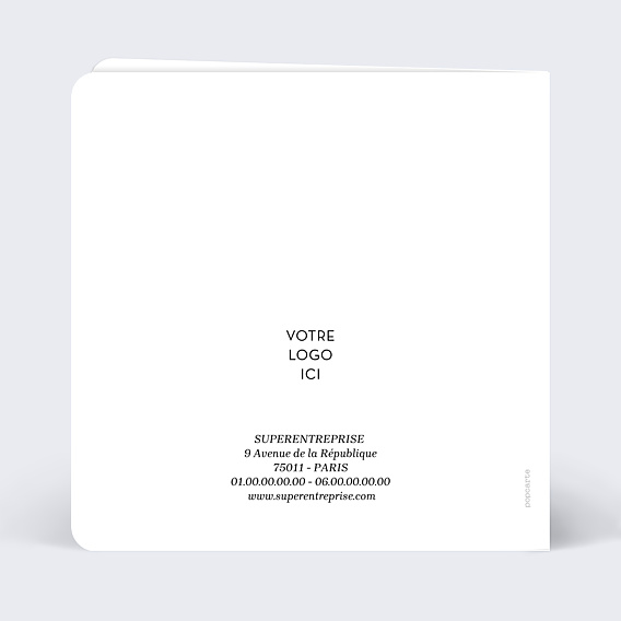 Carte de Voeux Entreprise Toile