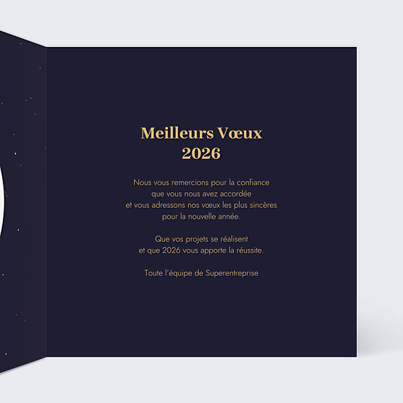 Carte de Voeux Entreprise Rebondir
