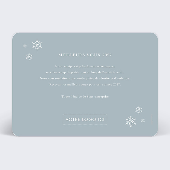 Carte de Voeux Entreprise Outline