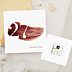 Carte de Voeux Entreprise Texture peinture avec chocolat