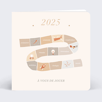 Carte de Voeux Entreprise  Vous de Jouer !