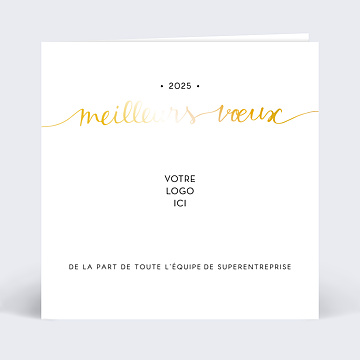 Carte de Vux Entreprise Dorure Finesse