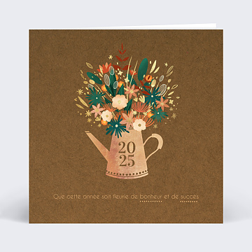 Carte de Vux Entreprise Floraison