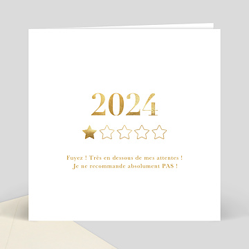 Carte de Voeux Entreprise Notation