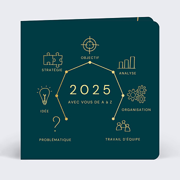 Carte de Voeux Entreprise Progression 
