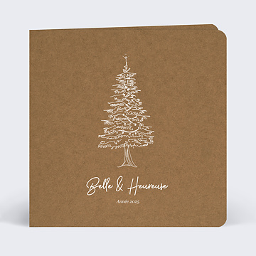 Carte de Vux Entreprise Sapin Traditionnel