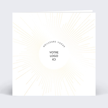 Carte de Vux Entreprise Dorure Stellar