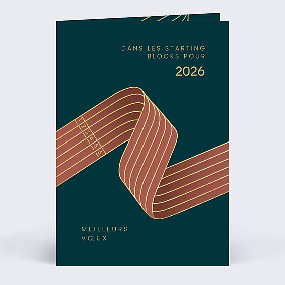 Carte de Voeux Entreprise Starting Blocks